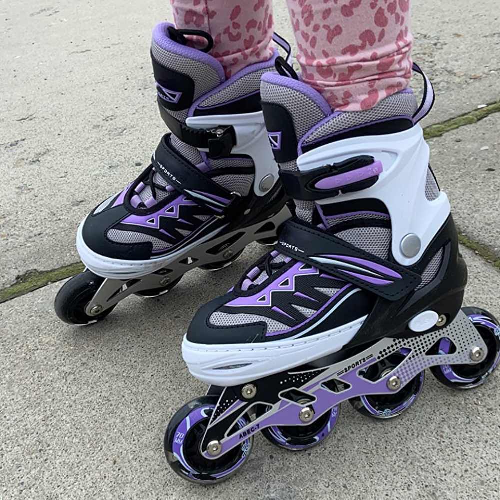 Rollerblades Skates, Purple / Small little kids 10c 13c us: image 2