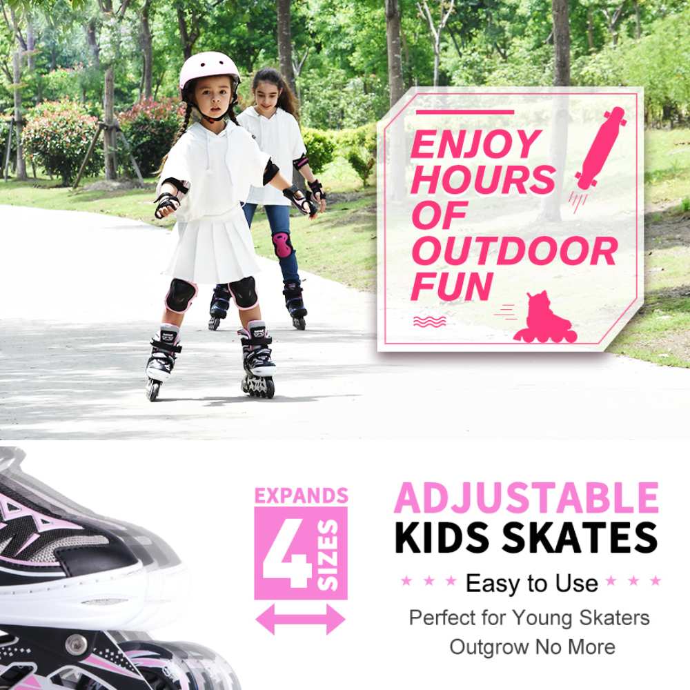 Rollerblades Skates, Purple / Small little kids 10c 13c us: image 8