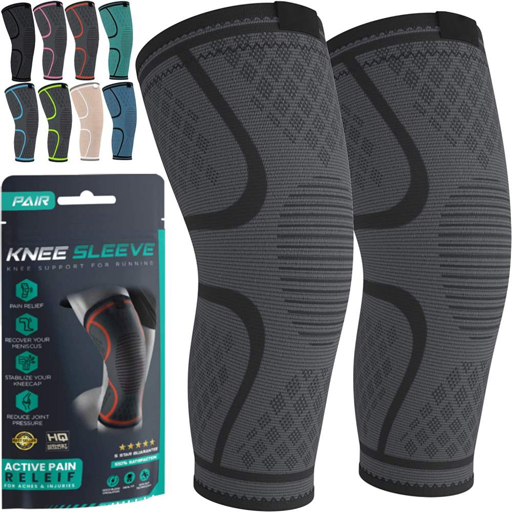 Knee Brace Pads, Black / Xxx large: image 2