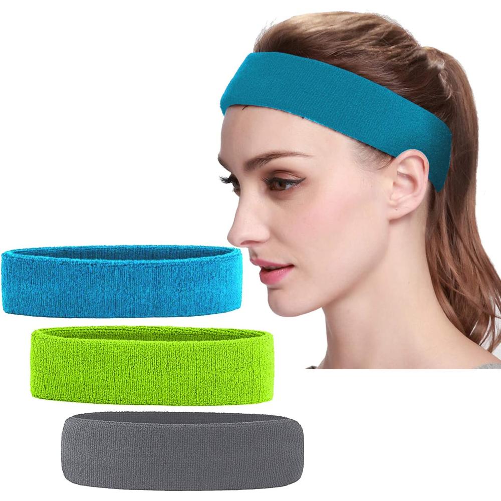 Sports Headbands, Gray lake blue purple: image 2